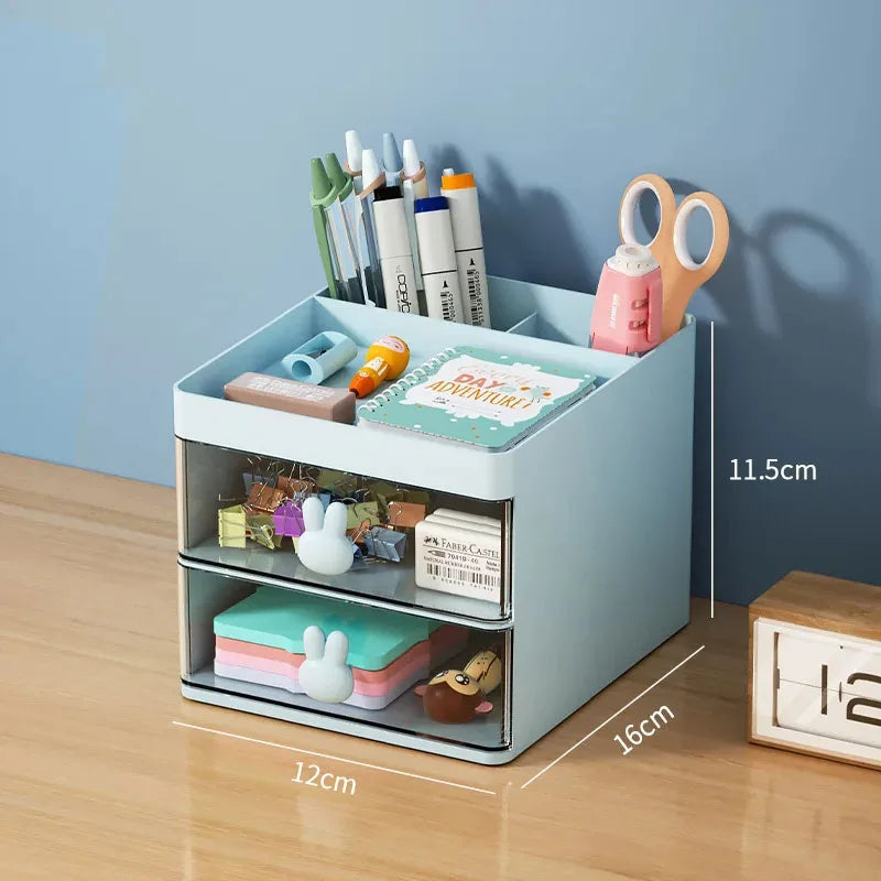 Aesthetic Multi-Layer Desktop Storage