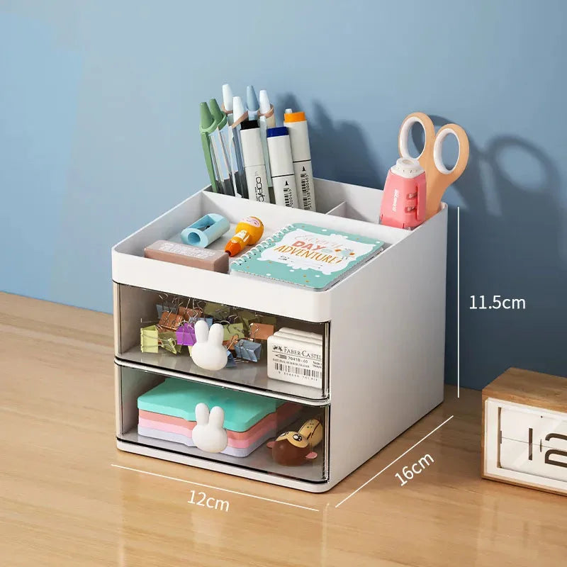 Aesthetic Multi-Layer Desktop Storage