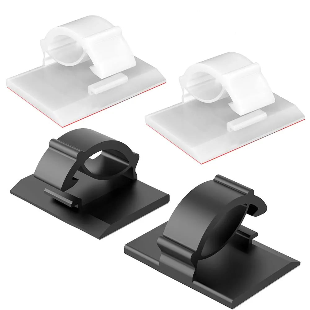 Self-Adhesive Desktop Cable Management Clips