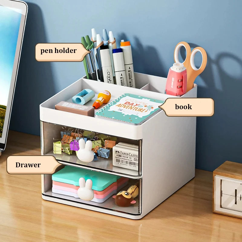 Aesthetic Multi-Layer Desktop Storage