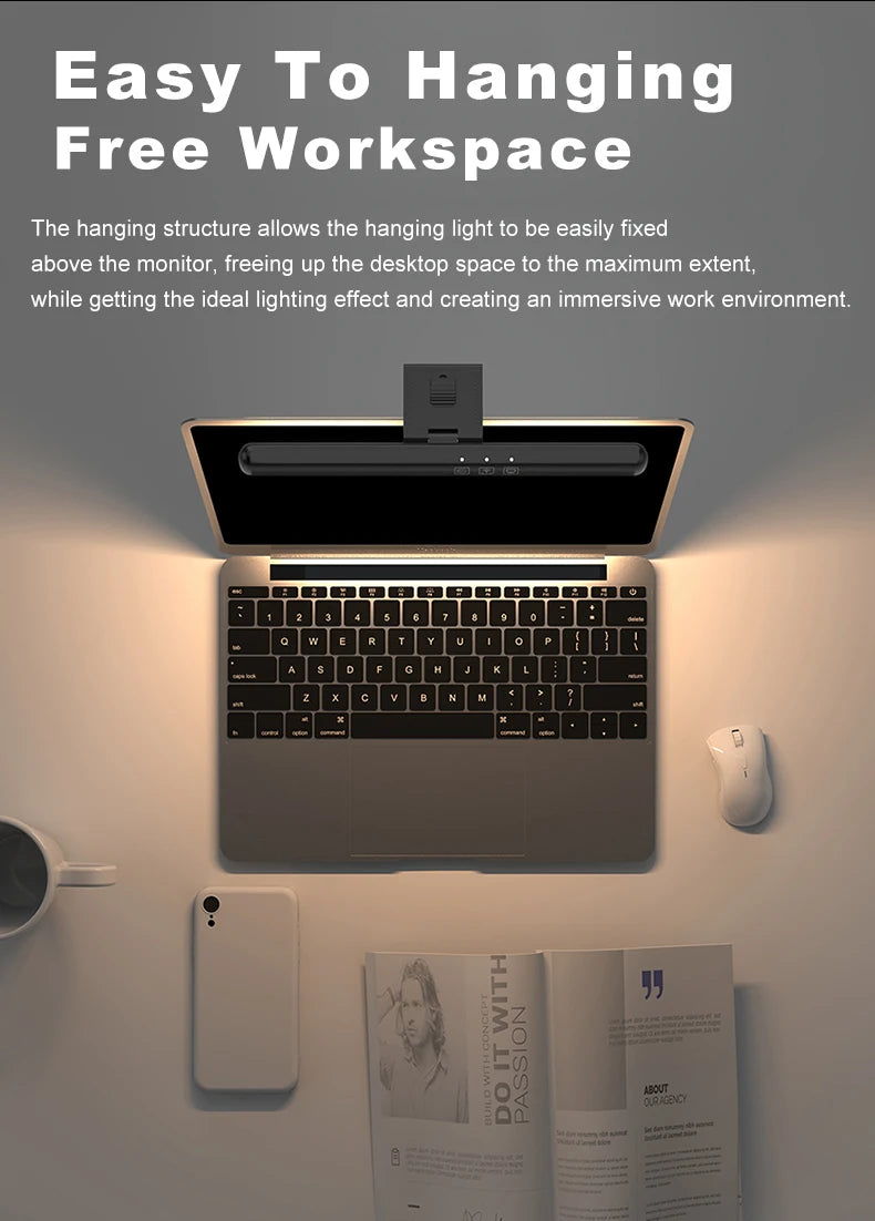 Aesthetic LED Computer Monitor Light Bar