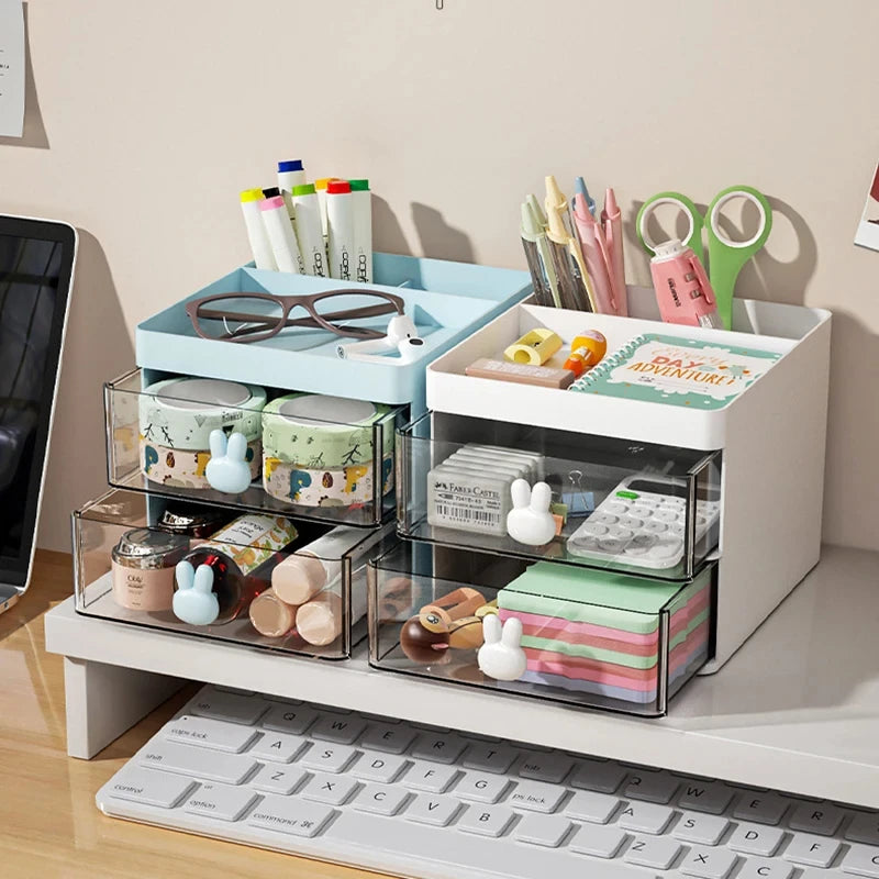 Aesthetic Multi-Layer Desktop Storage