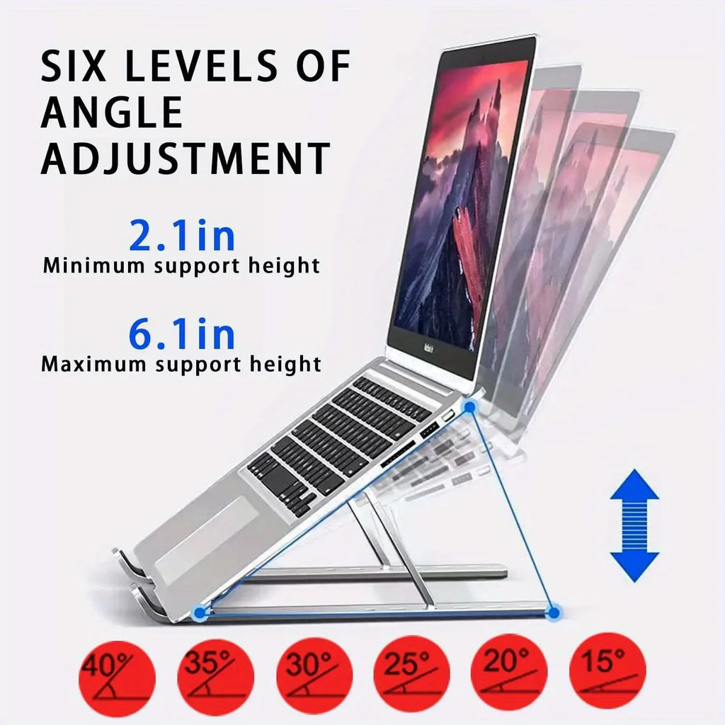 Ergonomic Adjustable Aluminum Laptop Stand