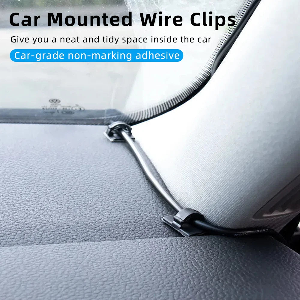 Self-Adhesive Desktop Cable Management Clips