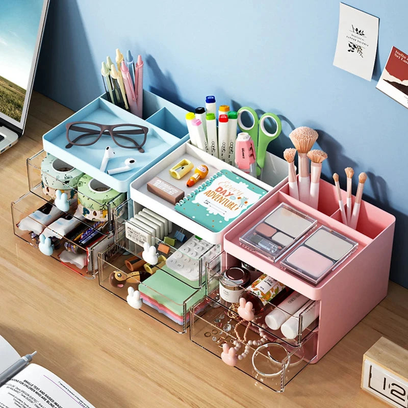 Aesthetic Multi-Layer Desktop Storage